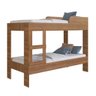 Cama Beliche de Solteiro para Colchões de 190x90cm Yuma Nogal Be092 Art In Móveis - 2