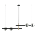 Ver imagem 1 de Pendente Bambu Preto (c)104cm (l)31.5cm (a)22cm 4xg9 100w - Hl018