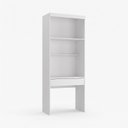 Ver imagem 4 de Escrivaninha Modular com 1 Gaveta 100% MDF Smart Branco