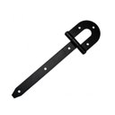 Ver imagem 1 de Dobradiça Porteira Ferradura 10" Preta Ref. 66010 - Loth