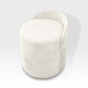 Ver imagem 3 de Puff Decorativo com Encosto Forma Orgânica Bouclé Yuri