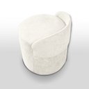 Ver imagem 4 de Puff Decorativo com Encosto Forma Orgânica Bouclé Yuri