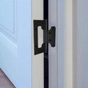 Ver imagem 4 de Dobradiça 4x3 de Sobrepor com Aba Embutida Aço Inox Preto Blister com 3un Única