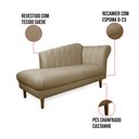 Ver imagem 6 de Divã Recife Suede Marrom Rato 165 cm Pés Chanfrado Castanho - D'Rossi DRossi