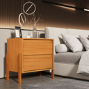 Ver imagem 1 de Mesa de Cabeceira 2 Gavetas Organize Controle Celular Óculos