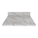 Ver imagem 3 de Tampo Mdp 25mm para Balcão de Cozinha 60cm Multimóveis Cr20427 Mármore Branco