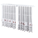 Ver imagem 1 de Cortina Pia Vitro Renda Cozinha Café 1,60x0,80 Alt