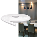 Ver imagem 1 de Rodameio Boiserie Eva Autocolante 2,3cm Branco Fosco RM61 10 Metros