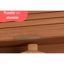 Ver imagem 3 de Cozinha Modulada Completa Thela Macadâmia 5 Peças (2aéreos+1balcão+2paneleiros) Czc19 Freijo-