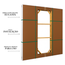 Ver imagem 4 de Porta Balcão de Aluminio Preto 6 Folhas com Trinco 2,10x2,00