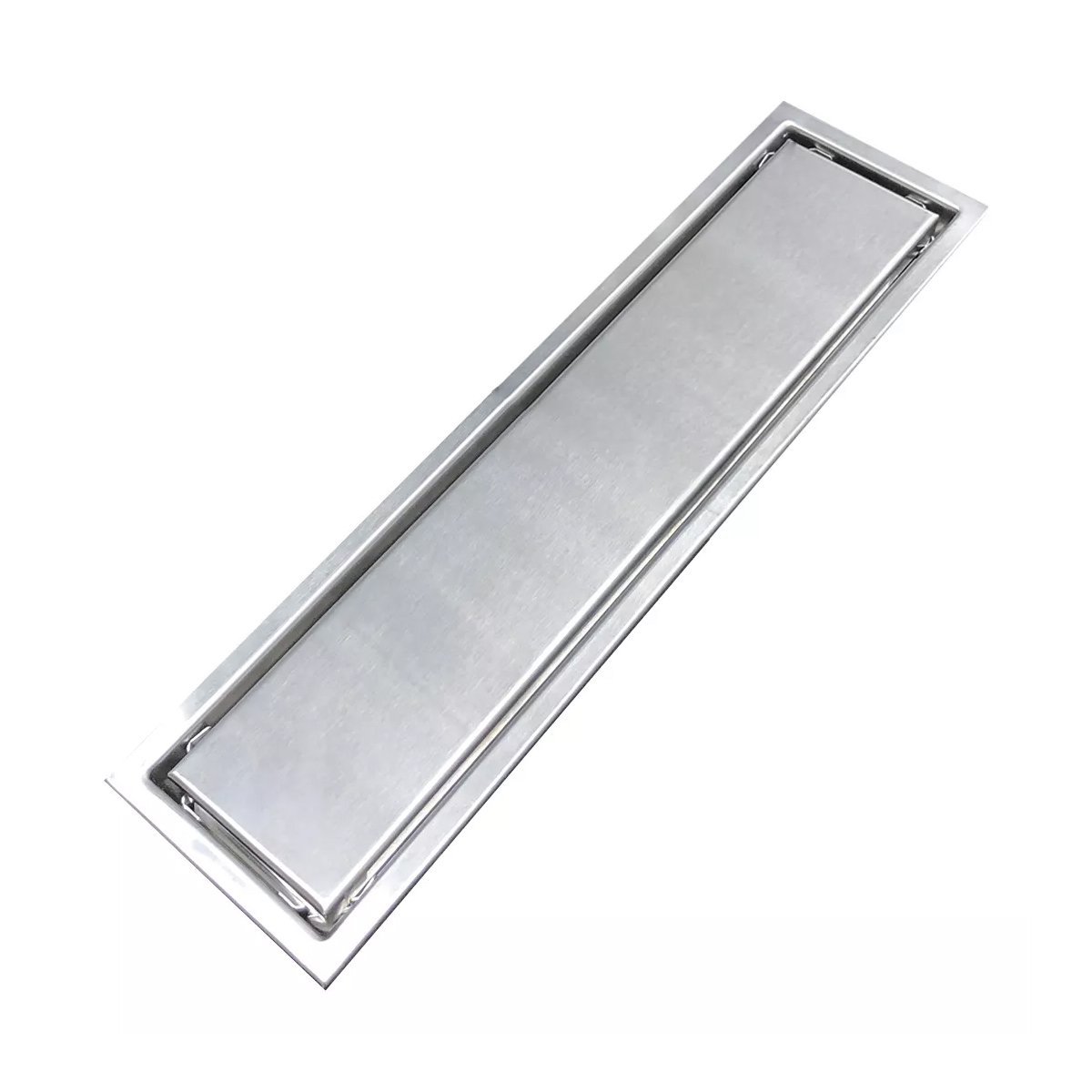 Ralo Linear Oculto 50cm Inox Banheiro Lavabo Invisivel Anti Odor Anti Inseto Higienico Seguro Resist - 15