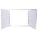 Ver imagem 5 de Porta Portinhola Abrigo Aço Casa Gás com Trava 80x70x6-bran