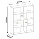 Ver imagem 6 de Estante Book - Organizadora de Livros e Decoração Branco
