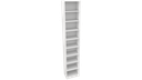 Ver imagem 4 de Armário Prateleira M15 100% Mdf (roupas, Brinquedos, Livros) Vetorial Móveis Branco