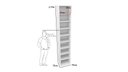 Ver imagem 2 de Armário Prateleira M15 100% Mdf (roupas, Brinquedos, Livros) Vetorial Móveis Branco