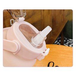 Garrafa Motivacional Anti-Vazamento 2 L Livre BPA - Azul - 5