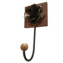 Ver imagem 1 de Cabide de Parede para Pano de Prato Artesanal de Ferro Rustico para Cozinha Libertas Rosas Artesanat