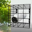 Ver imagem 1 de Proteção de Cameras Preta Gaiola Reforçada Aço Inoxidável