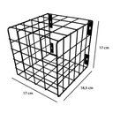 Ver imagem 2 de Proteção de Cameras Preta Gaiola Reforçada Aço Inoxidável