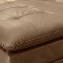 Ver mais imagens de Sofá Cama Retrátil 220cm Kenai 2 Almofadas Couro Café G34 - Gran Belo