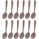 Ver imagem 1 de Kit 12 Espumadeiras Cozinha Fritura Arroz Escumadeira de Nylon Kitch Crippa Amêndoa