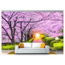 Ver imagem 1 de Papel De Parede Estrada Caminho Floresta 3D 7,50m² Nes113