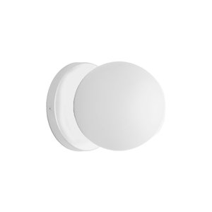 Arandela Luminária Lunar Globo 10 Cm Moderno Branco 005