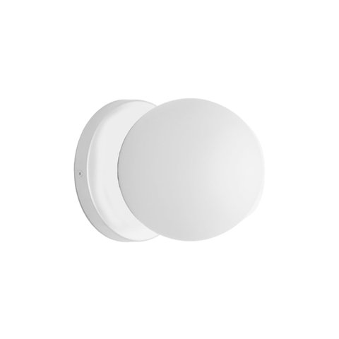 Arandela Luminária Lunar Globo 10 Cm Moderno Branco 005