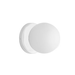 Arandela Luminária Lunar Globo 10 Cm Moderno Branco 005 - 2