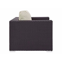 Ver imagem 3 de Kit com 2 Poltronas de Alumínio e Fibra Sintética para Varanda + Mesa Lateral