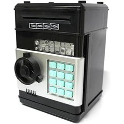 Mini Cofre Eletrônico Digital Senha 4 Dígitos Notas e Moedas - 1