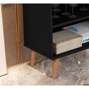 Ver imagem 4 de Aparador Pés Palito Retrô para Apartamento Pequeno Sala