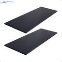 Ver imagem 2 de Kit 2 Prateleira Preta 90X35 Tampo Tabua Mdf  Organizadora Decoração Cozinha Quarto Banheiro Sala