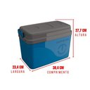 Ver imagem 3 de Caixa Térmica Cooler 15 Litros com Alça Azul - Unitermi