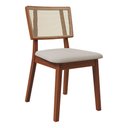 Ver imagem 4 de Conjunto Sala de Jantar Mesa Ester 160x90 Madeira Maciça 6 Cadeiras Manu