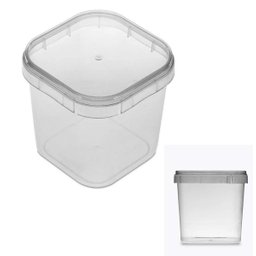 Potes Quadrados Bolo No Pote Plástico 220ml Lacre - 50 Potinhos Plast - 2