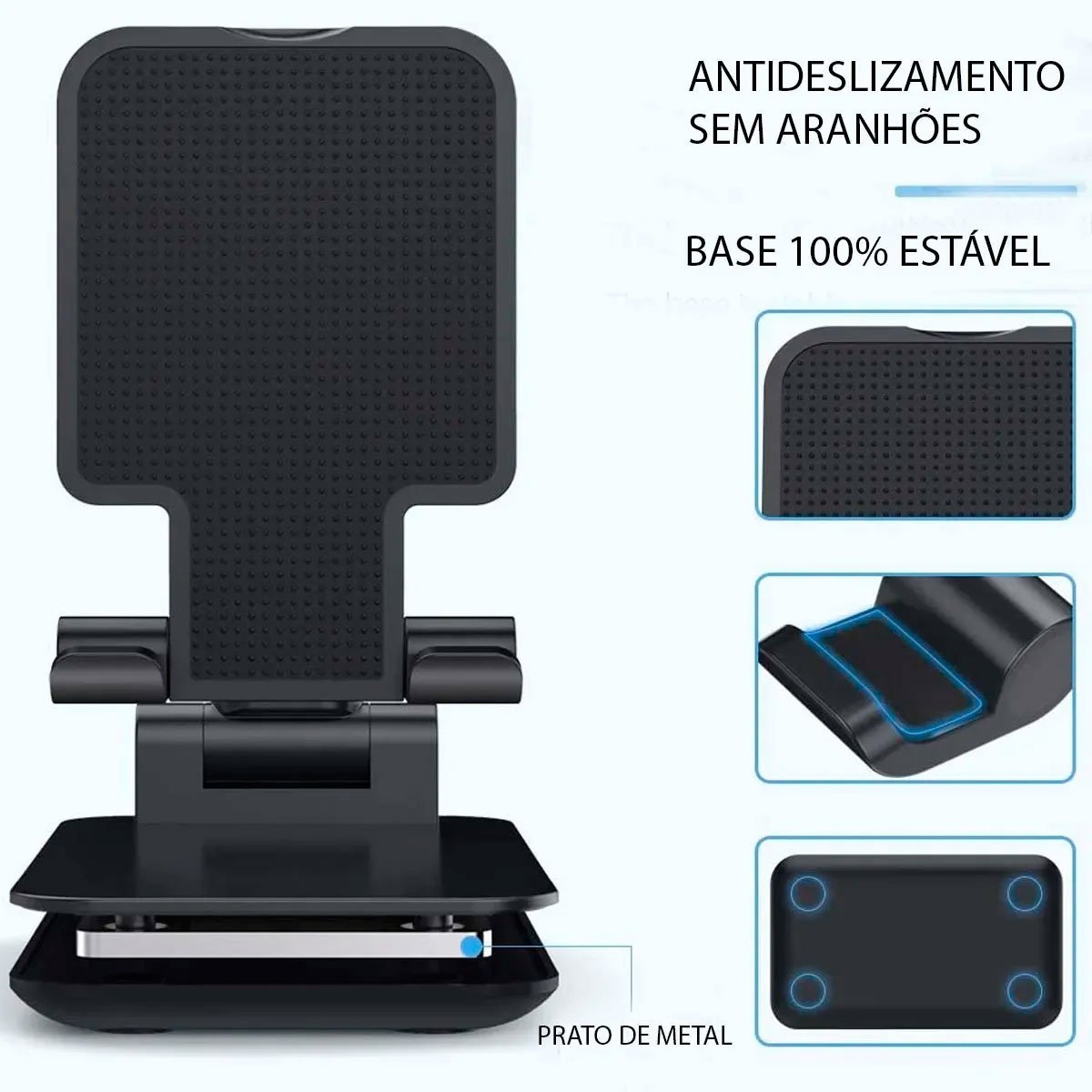 Suporte de Mesa para Celular Ajustável Articulado - 5