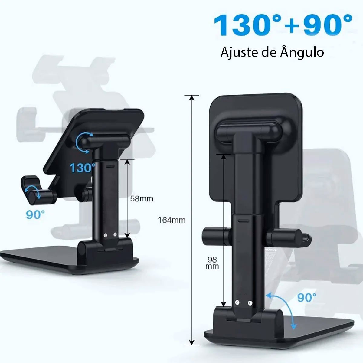 Suporte de Mesa para Celular Ajustável Articulado - 8