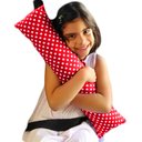 Ver imagem 1 de Protetor Infantil Almofada de Cinto de Segurança Estampado - vermelho poá