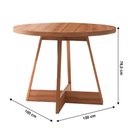 Ver imagem 4 de Sala de Jantar Carraro Mesa Átria Redonda 4 Cadeiras Neo