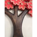 Ver imagem 3 de Árvore Decorativa de Madeira Artesanal Vermelha
