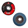 Kit 10 Discos de Lixa Flap de Fibra 115mm 4” Grão 50 - 3