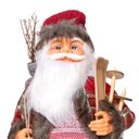Ver imagem 1 de Papai Noel Pequeno 60cm C/Esqui Decoração Natal