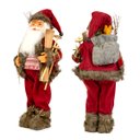 Ver imagem 4 de Papai Noel Pequeno 60cm C/Esqui Decoração Natal
