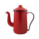 Ver imagem 1 de Bule para Café Tradicional Esmaltado Vermelho 1,5 L Ewel