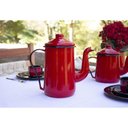 Ver imagem 2 de Bule para Café Tradicional Esmaltado Vermelho 1,5 L Ewel