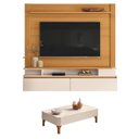 Ver imagem 1 de Home Suspenso Astor Cinamomo Off White com Mesa de Centro Liz Off White - Hb Móveis