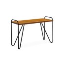 Ver imagem 1 de Mesa de Canto Estilo Industrial Naturalle Carvalho Madeira