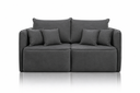 Ver imagem 1 de Sofá Modular Búzios - Conforto, Versatilidade e Design Contemporâneo:Veludo Grafite/2,20 sem Chaise