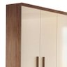 Guarda-Roupa Casal Com 6 Portas e 6 Gavetas Barreto -Rufato. - Café / Off white / Café - 2